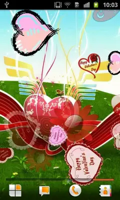 Valentine Live Wallpaper android App screenshot 2